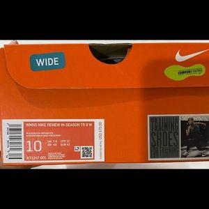 BRAND NEW/NEVER WORN Women’s Nike Renew In-Season TR 9W - Size 10 Wide